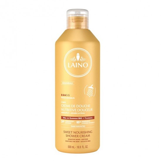 Laino Crème de douche nutritive douceur tube 500ml Laino Crème de douche nutritive douceur tube 500ml