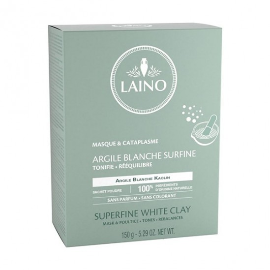 Laino Argile blanche surfine 150g Laino Argile blanche surfine 150g