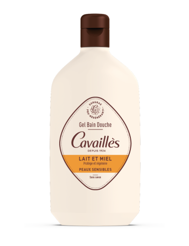 Rogé Cavaillès Gel Surgras Actif Bain et Douche Lait et Miel 400 ml