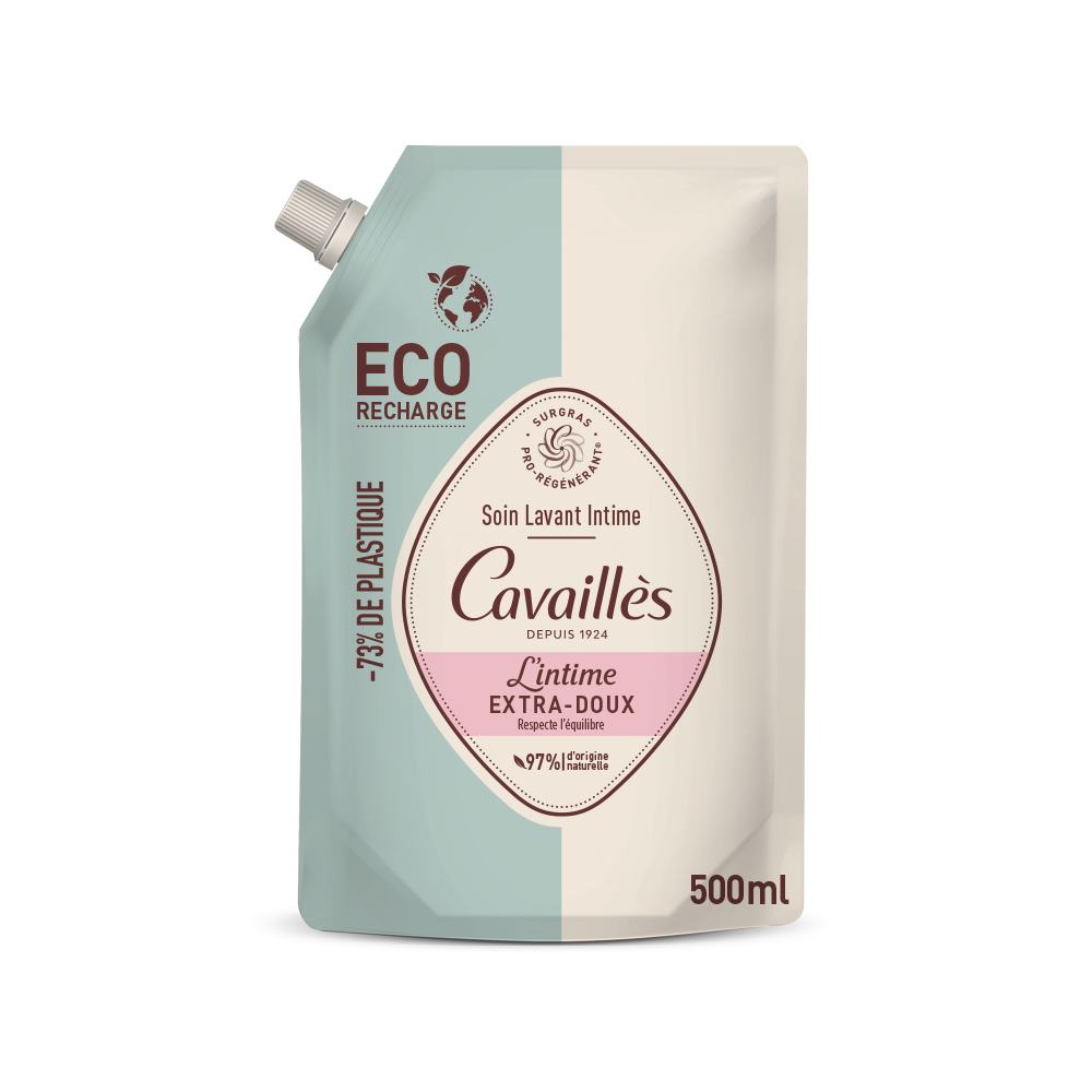 Rogé Cavaillès Eco-Recharge Soin Naturel Toilette Intime Extra-Doux – 500 ml