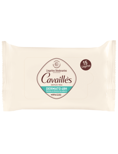 Rogé Cavaillès Lingettes Déodorant Dermato 48H