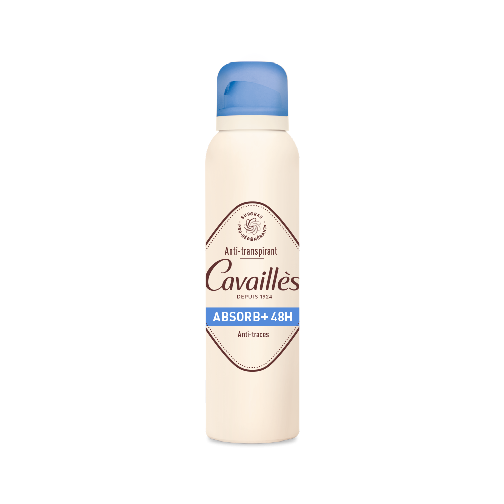 Rogé Cavaillès Anti-Transpirant Absorb+ Mixte et Invisible Spray – 150 ml