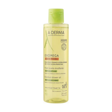 A-Derma - Exomega Control – Huile Lavante Émolliente