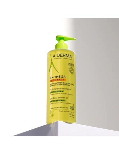 A-Derma - Exomega Control – Huile Lavante Émolliente