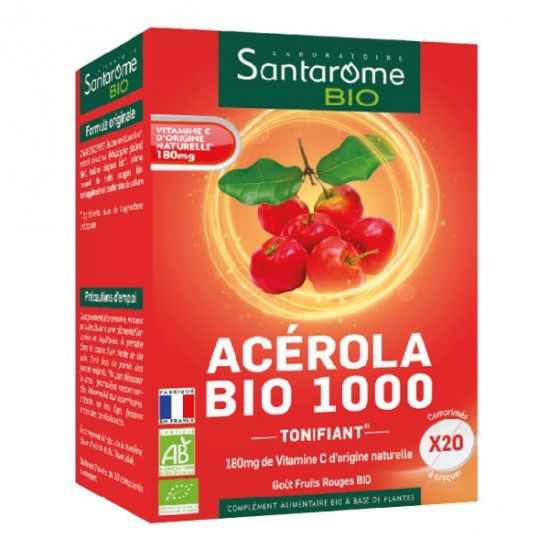 SANTAROME ACEROLA BIO 1000 CPR10X2 SANTAROME ACEROLA BIO 1000 CPR10X2