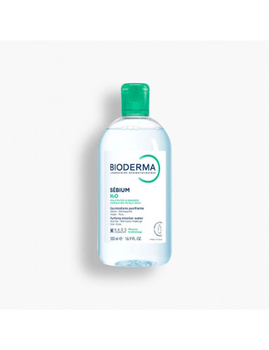 Bioderma Sébium H2O eau micellaire démaquillante purifiante 500 ml
