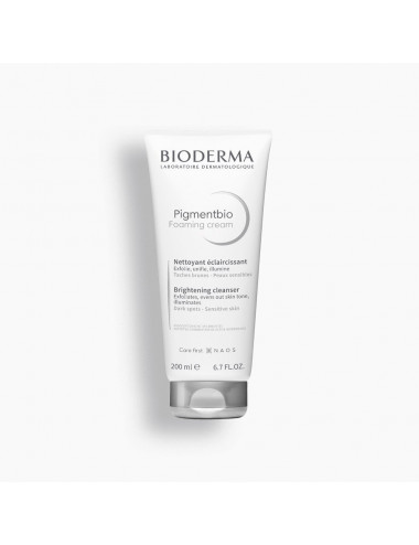 Bioderma Pigmentbio foaming cream crème nettoyante exfoliante 200 ml