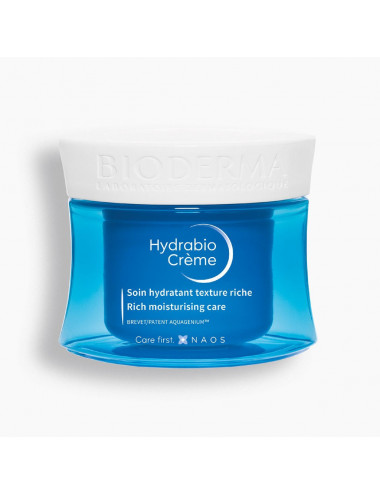 Bioderma Hydrabio crème hydratante riche hydratation intense 50 ml