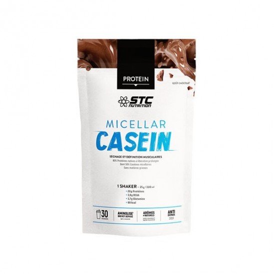 Stc nutrition micellar casein proteine chocolat 750g Stc nutrition micellar casein proteine chocolat 750g