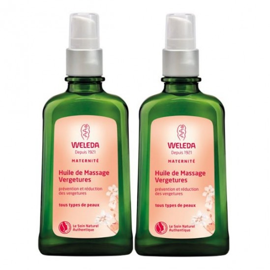 Weleda huile de massage vergetures lot 2x100ml Weleda huile de massage vergetures lot 2x100ml