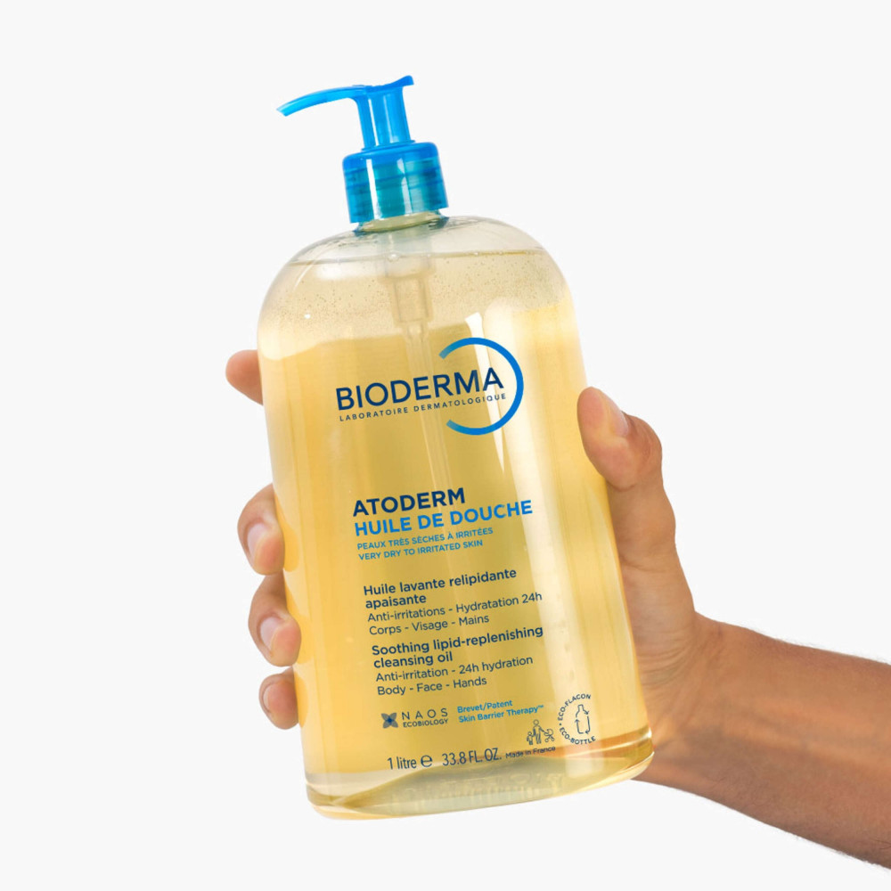 Bioderma Atoderm Huile de Douche (flacon Pompe 1 Litre)