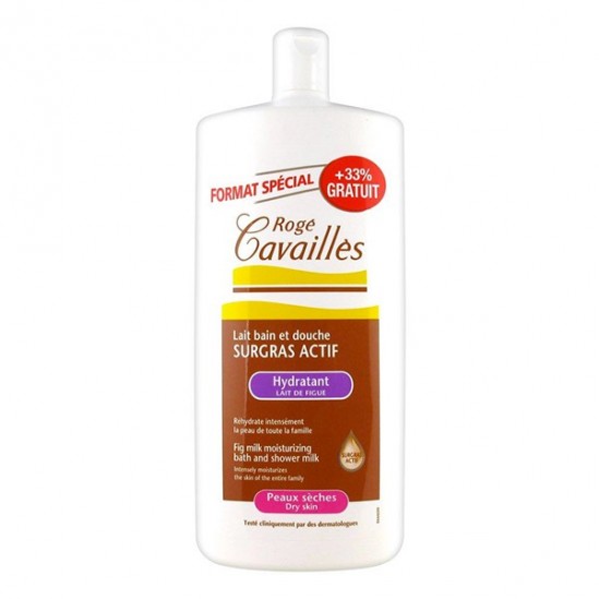 Rogé Cavaillès Lait Bain et Douche Hydratant Figue Peaux Sèches 33% Gratuit 1 Litre Rogé Cavaillès Lait Bain et Douche Hydratant Figue Peaux Sèches 33% Gratuit 1 Litre