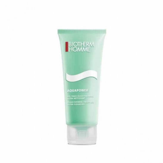 Biotherm homme aquapower gel frais oligo-thermal ultra nettoyant 125ml Biotherm homme aquapower gel frais oligo-thermal ultra nettoyant 125ml