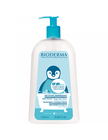 Bioderma ABCDerm Cold Cream Crème Lavante – 1 L