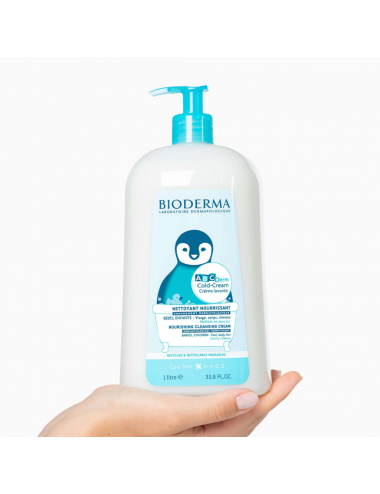 Bioderma ABCDerm Cold Cream Crème Lavante – 1 L
