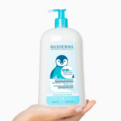 Bioderma ABCDerm Cold Cream Crème Lavante – 1 L