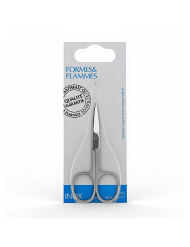 Formes & Flammes Ciseaux à Ongles Droits Acier Forgé Inoxydable Poli