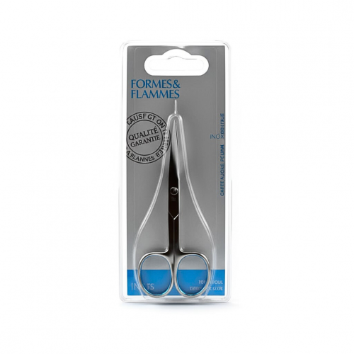 Formes & Flammes Ciseaux à Envies Courbes Acier Forgé Inoxydable Poli