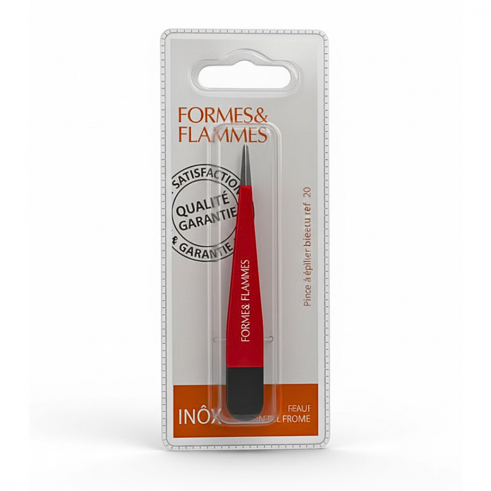 Formes & Flammes Pince à Échardes Acier Inoxydable – 10 cm