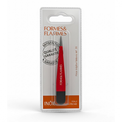 Formes & Flammes Pince à Échardes Acier Inoxydable – 10 cm