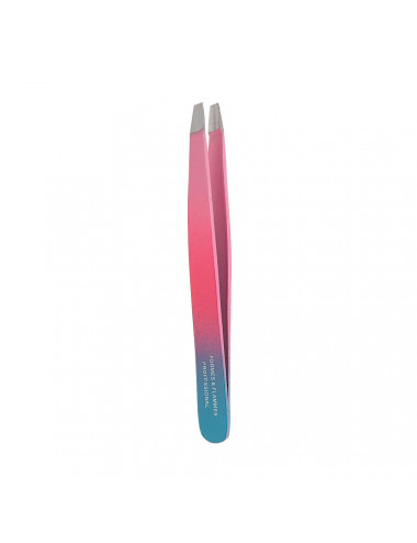 Formes & Flammes Pince à Épiler Inox Bicolore Mors Biais – 10 cm