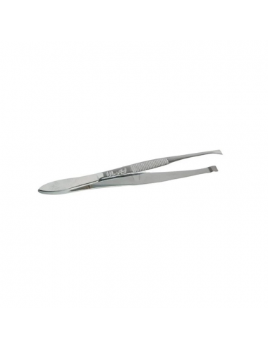 Formes & Flammes Pince à Épiler Acier Forgé Chromé Mors Carrés – 8 cm