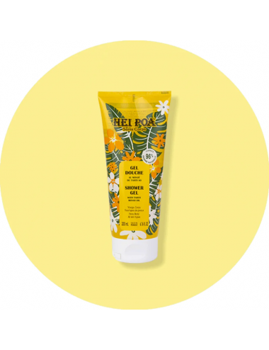 Hei Poa Gel Douche au Monoï de Tahiti Visage & Corps – 150 ml
