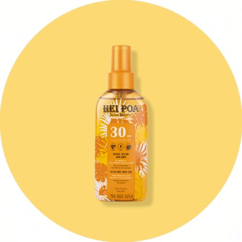 Hei Poa Huile Sèche au Monoï SPF 30 Parfum Tiaré – 150 ml