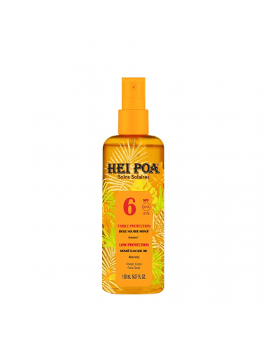 Hei Poa Huile Solaire Monoï Hydratante SPF 6 – 150 ml