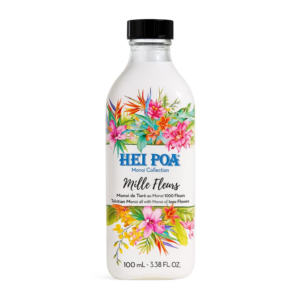Hei Poa Pur Monoï de Tahiti Aux 1000 Fleurs – 100 ml