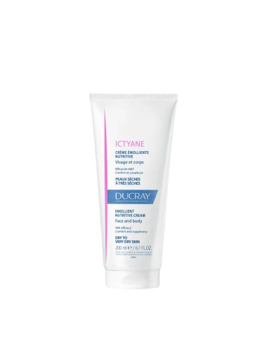 DUCRAY ICTYANE – Crème Émolliente Nutritive (200 ml)