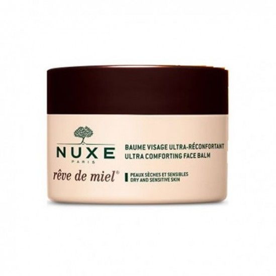 Nuxe rêve de miel baume visage ultra-reconfortant pot 50ml Nuxe rêve de miel baume visage ultra-reconfortant pot 50ml