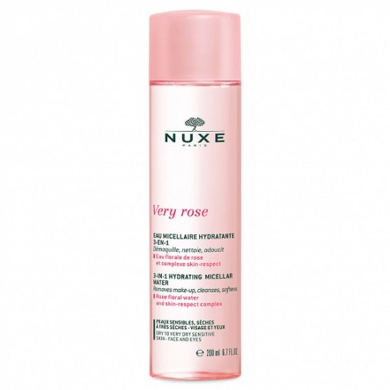 Nuxe very rose eau micellaire hydratante 3en1 200ml Nuxe very rose eau micellaire hydratante 3en1 200ml