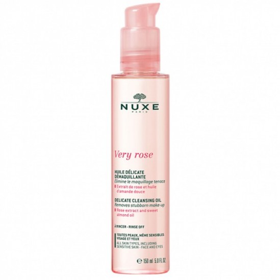 Nuxe Very Rose huile délicate démaquillante 150ml Nuxe Very Rose huile délicate démaquillante 150ml