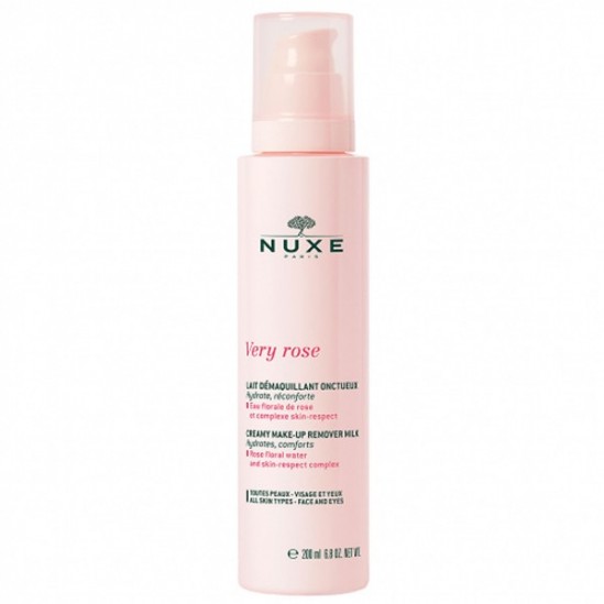 Nuxe very rose lait démaquillant onctueux 200ml Nuxe very rose lait démaquillant onctueux 200ml