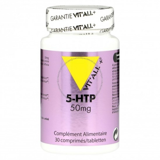 Vitall+ 5-htp griffonia 50mg 30 comprimés Vitall+ 5-htp griffonia 50mg 30 comprimés