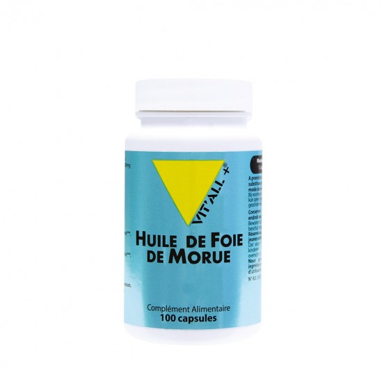 Vitall+ huile de foie de morue 100 capsules Vitall+ huile de foie de morue 100 capsules