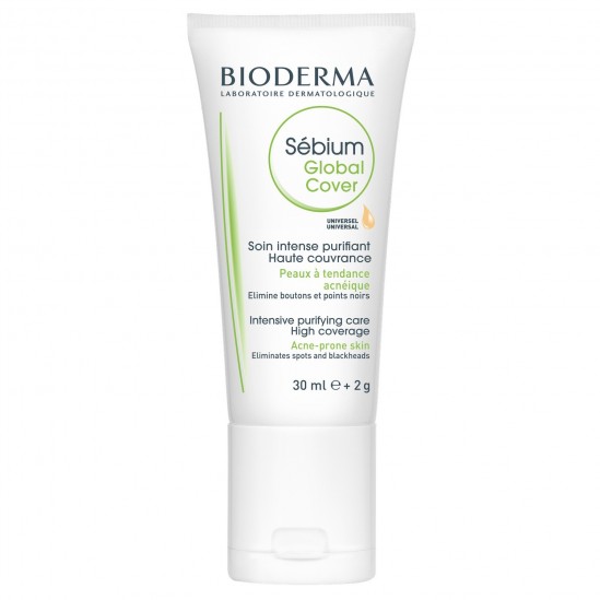 Bioderma sébium global crème teintée soin intense purifiant 30ml Bioderma sébium global crème teintée soin intense purifiant 30ml