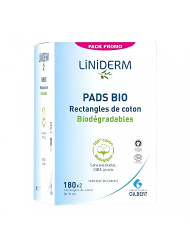 Gilbert Pack Duo Pureté Bio – 360 Pads (2 x 180 Unités)
