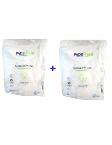 Gilbert Pack Duo Pureté Bio – 360 Pads (2 x 180 Unités)