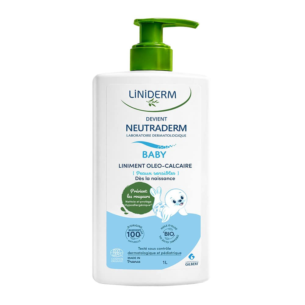 Gilbert Liniderm Liniment Oléo-Calcaire Stabilisé Avec Pompe – 1 L