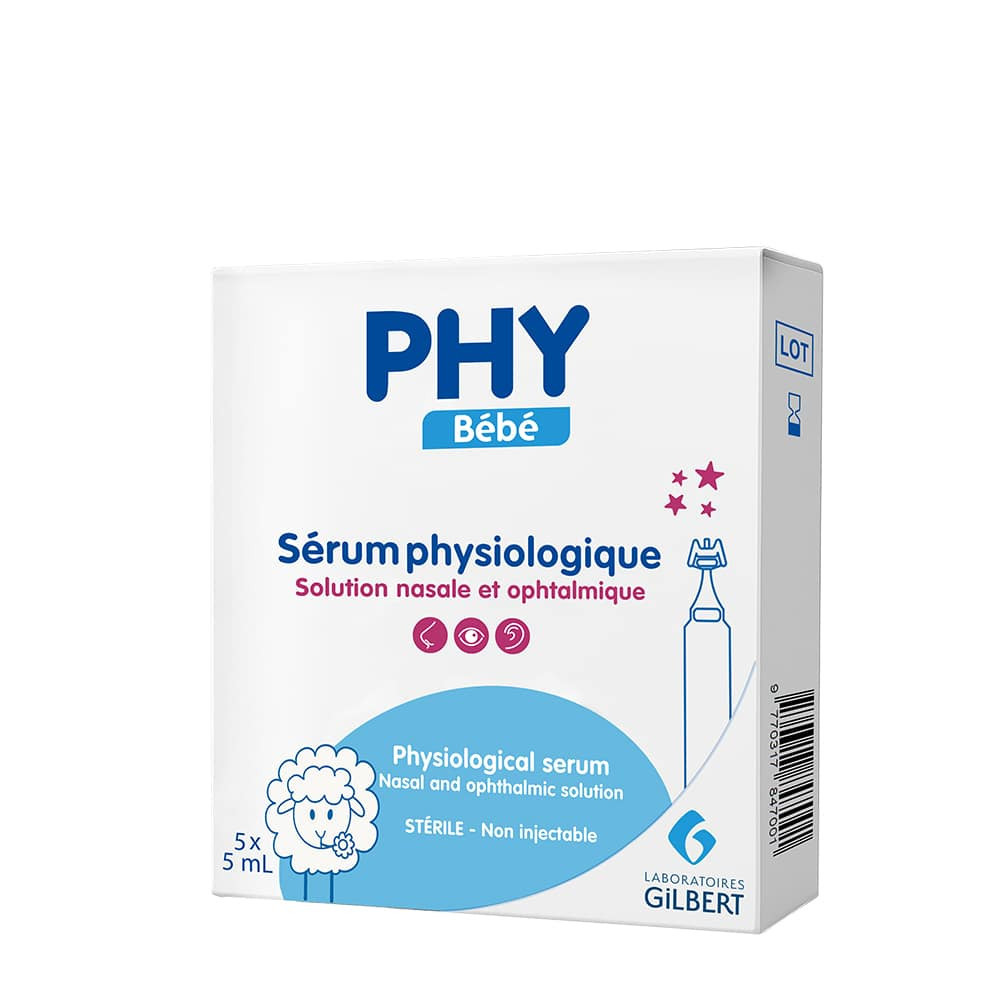 Gilbert Sérum Physiologique Physiodose – 5 Unidoses de 5 ml