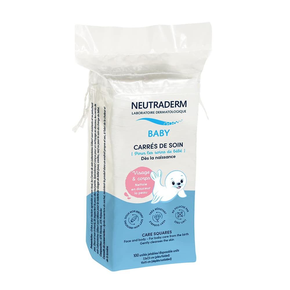Gilbert Carrés de Soins Coton Non-Tissé