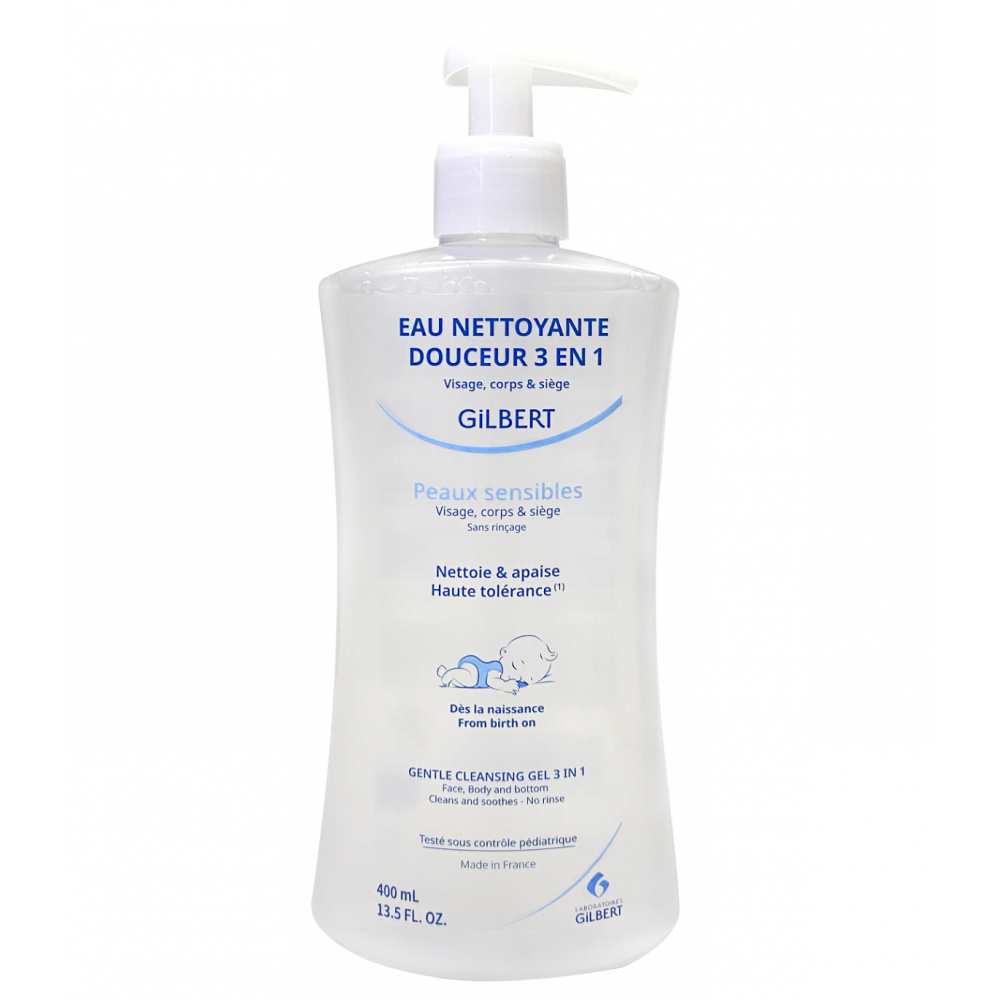 Gilbert Gel Nettoyant Douceur 3 en 1 – 400 ml