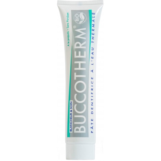 Buccotherm dentifrice blancheur & soin certifié bio 75ml Buccotherm dentifrice blancheur & soin certifié bio 75ml