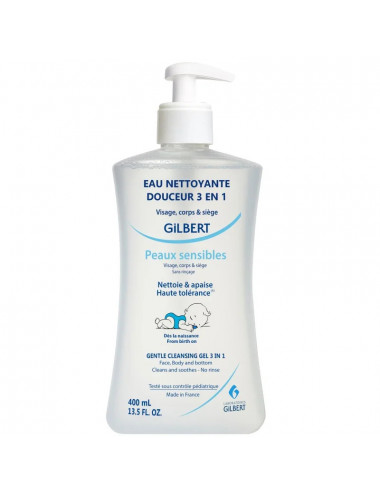 Gilbert Eau Nettoyante Douceur 3 en 1 – 400 ml