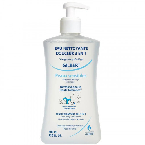 Gilbert Eau Nettoyante Douceur 3 en 1 – 400 ml