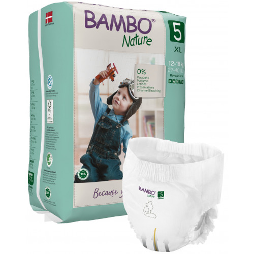 Bambo Nature – Couches-culottes d'apprentissage Taille 5 (12-18 kg)