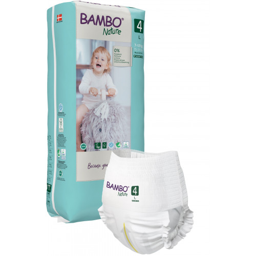 Bambo Nature – Couches-culottes d'apprentissage Taille 4 (7-14 kg)