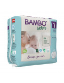 Bambo Nature – Couche Bébé Taille 1 (2-4 kg) 22 Unités